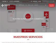 Tablet Screenshot of farmaciagomez.com